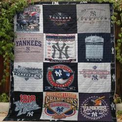 Yankees Pkbg240505Quilt Blanket and Home Decor