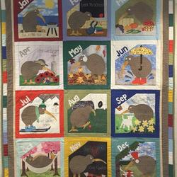 Year Of The Kiwi Clm030759 Quilt Blanket and Home Decor