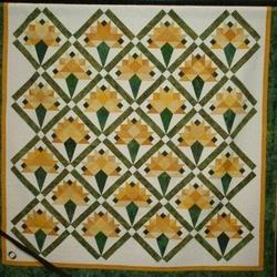 Yellow Lotus Flower Cla1510499Q Quilt Blanket and Home Decor