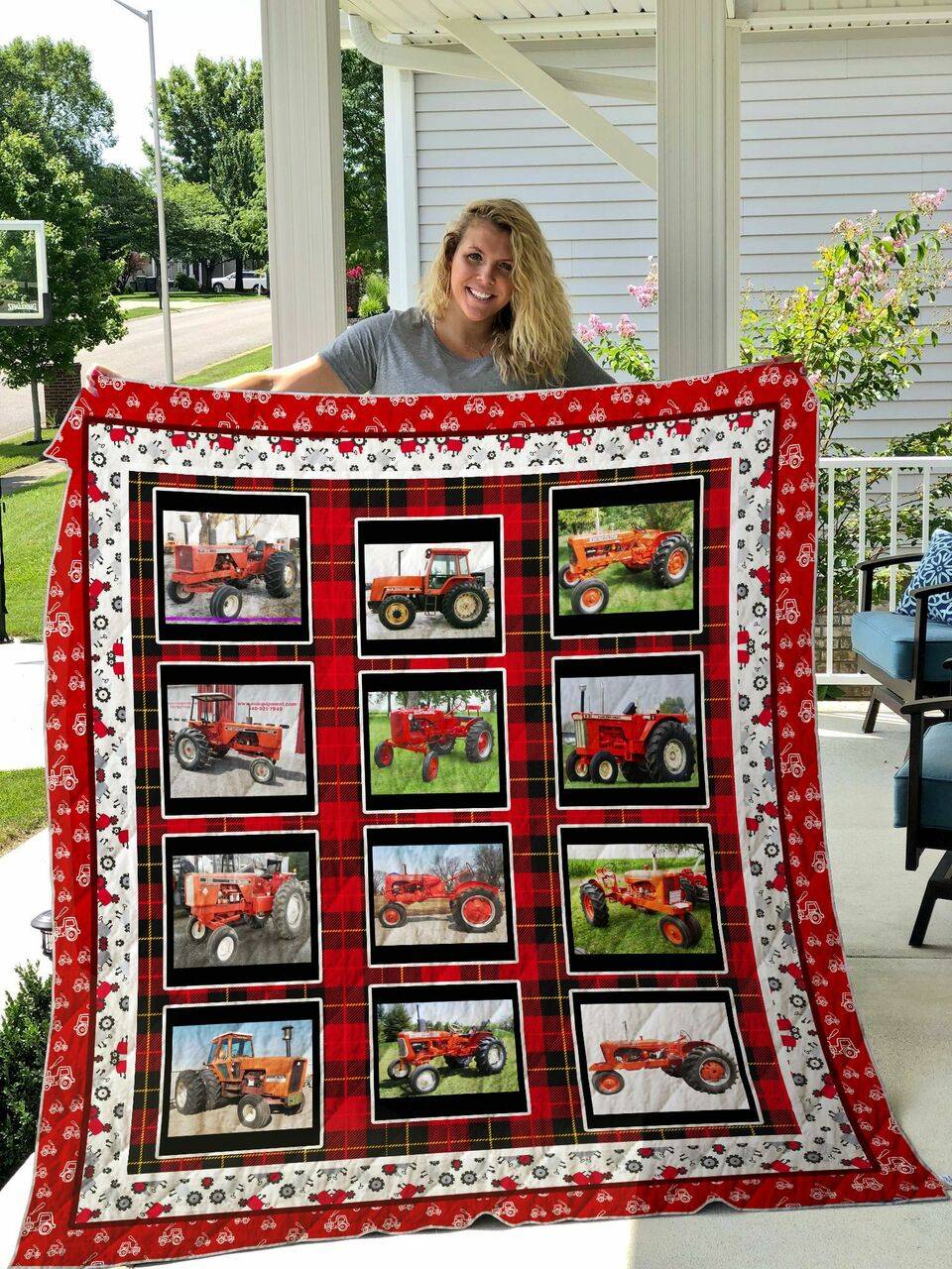 Yesteryear Tractoc Quilt Blanket Dhc1501492Vt and Home Decor