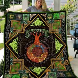 Yggdrasil Tree Of Life Blanket KC1507 Quilt and Home Decor