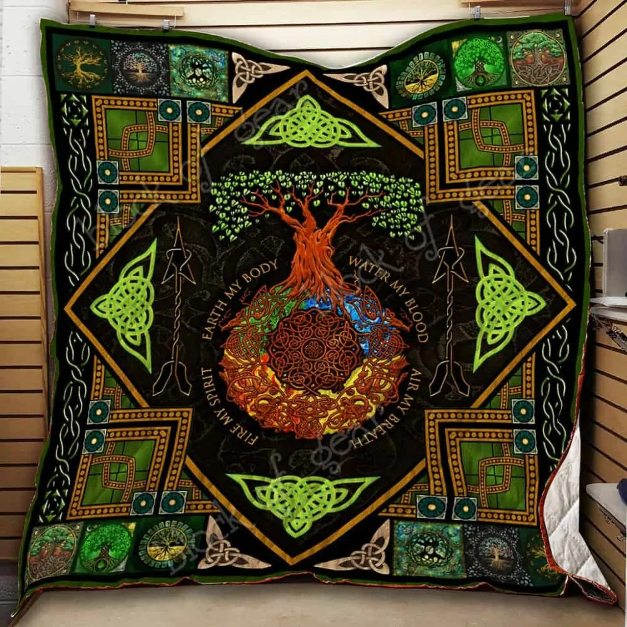 Yggdrasil Tree Of Life Cl19101005Mdq Quilt Blanket and Home Decor