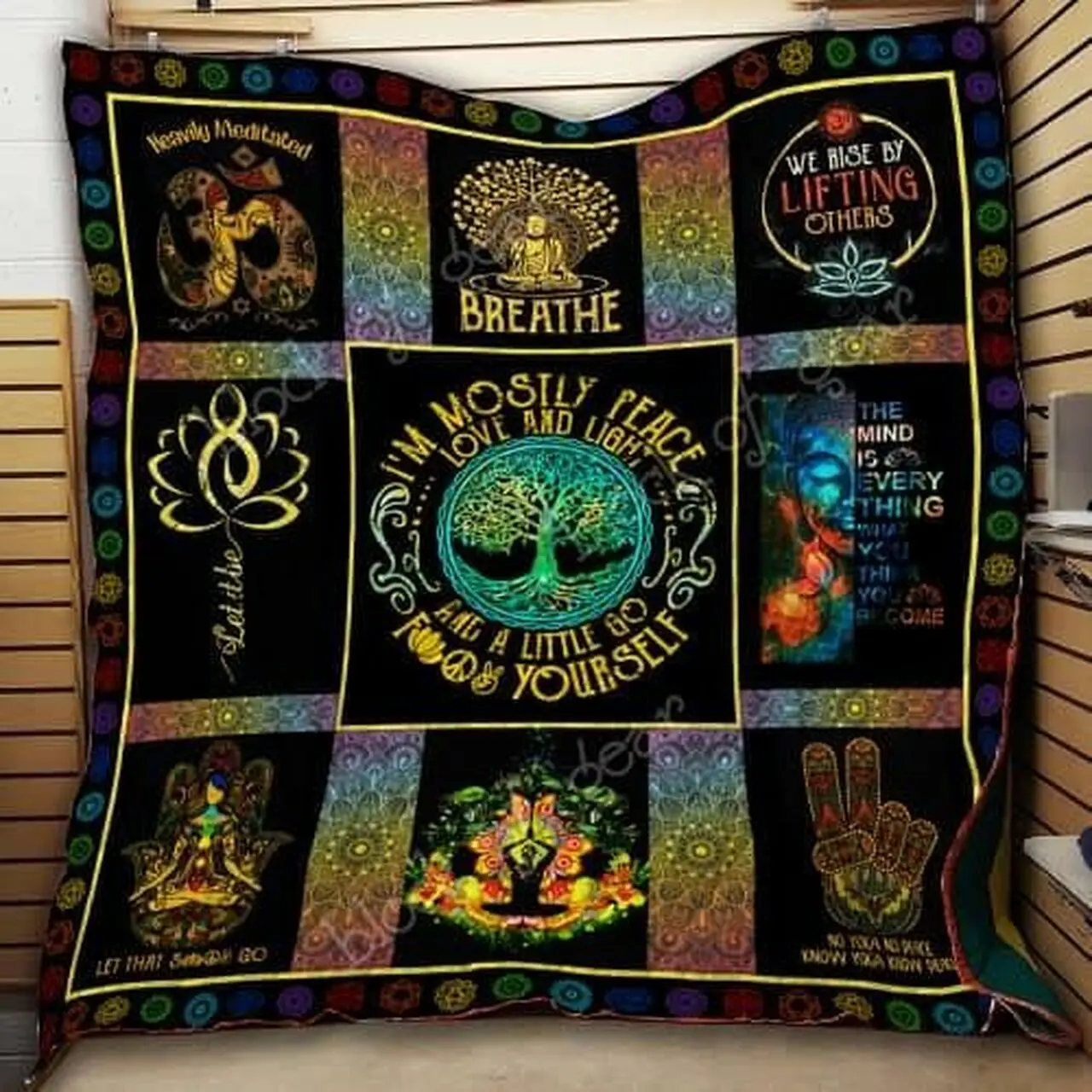 Yoga Cl2100630Mdq Quilt Blanket and Home Decor