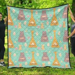 Yoga Meditation Cl12100765Mdq Quilt Blanket and Home Decor