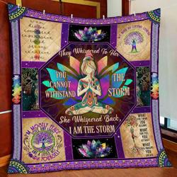 Yoga Queen Mandala Quilt Blanket and Home Decor