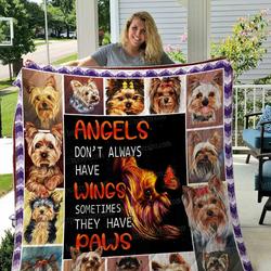 Yorkie Quilt Blanket Dhc1501725Vt and Home Decor