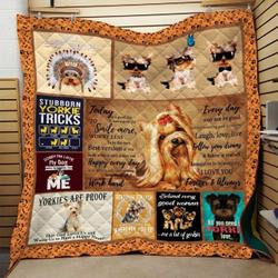 Yorkies Are Proof Quilt Iks and Home Decor