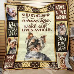 Yorkshire Terrier Dog Quilt Blanket Dhc0602807Td and Home Decor