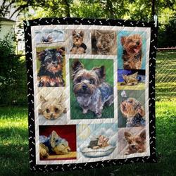 Yorkshire Terrier Look Hur Quilt Bevrnc and Home Decor