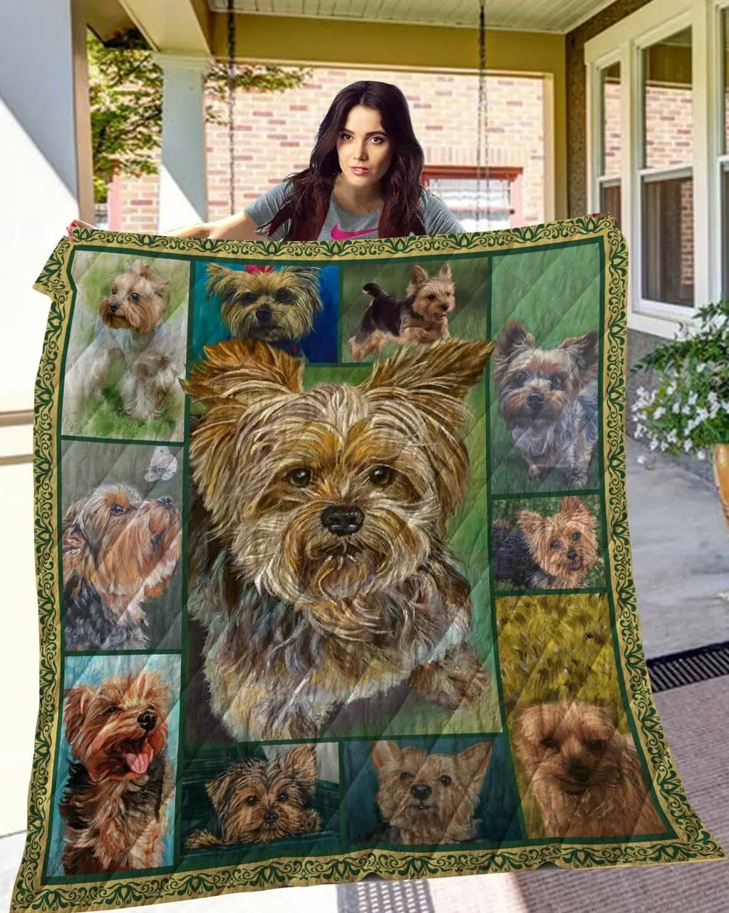 Yorkshire Terrier They Are Soft Balls Quilt Blanket Dhc04011968Dd and Home Decor