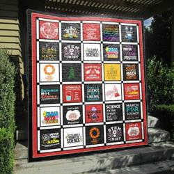 You All Need Science Quilt Blanket Vh09  Quilt and Home Decor