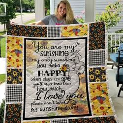 You Are My Sunshine Elephants Quilt  Quilt and Home Decor