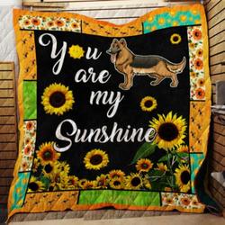 You Are My Sunshine  German Shepherd Quilt and Home Decor