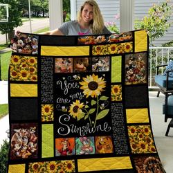 You Are My Sunshine Mickey Mouse And Friends Quilt  Quilt and Home Decor