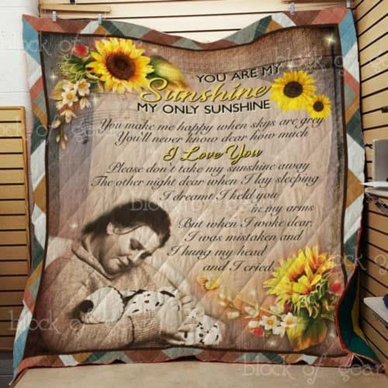 You Are My Sunshine Mom Cl22100578Mdq Quilt Blanket and Home Decor