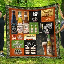 Yuengling Larger Funny Gift For Beer Lover Quilt and Home Decor