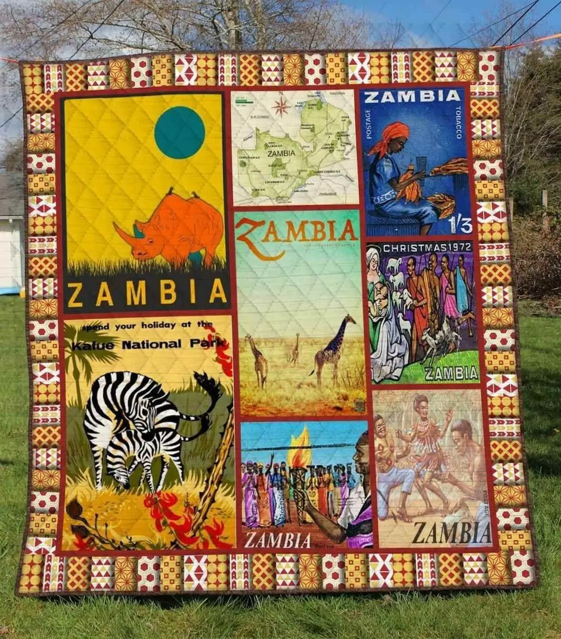 Zambia Blanket Th1607 Quilt and Home Decor