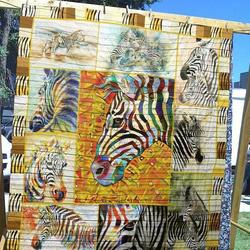 Zebra Ph090538 Quilt Blanket and Home Decor