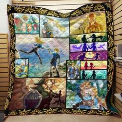 Zelda And Link Quilt For Fans  Quilt and Home Decor