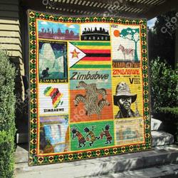 Zimbabwe Qh010708B Tbg Quilt Blanket and Home Decor
