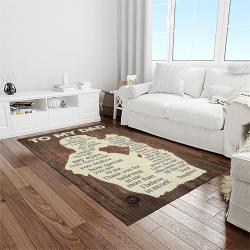 A Letter To Father, Thanks Gift To The Best Dad Ever Quote Area Rug Meaningful Gift For Father's Day 09