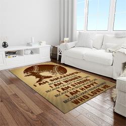 A Letter To My Dad, My Baseball Partner Quote Area Rug Meaningful Gift For Father's Day 03