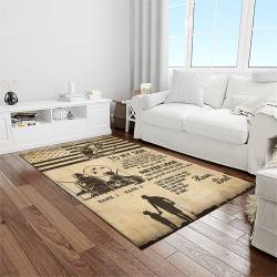 A Letter To My Dad, Who Love Fishing With Me Quote Area Rug Meaningful Gift For Father's Day 03