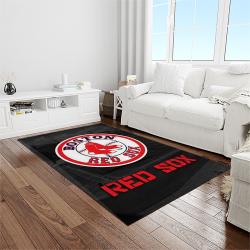 MLB Boston Red Sox Baseball Team Logo Rectangle Area Rug BRS18