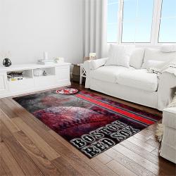 MLB Boston Red Sox Baseball Team Logo Rectangle Area Rug BRS48