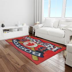 MLB Boston Red Sox Baseball Team Logo Rectangle Area Rug BRS52