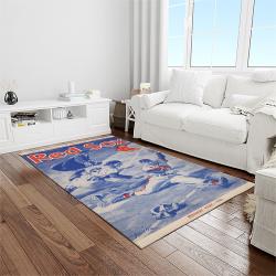 MLB Boston Red Sox Baseball Team Logo Rectangle Area Rug BRS57