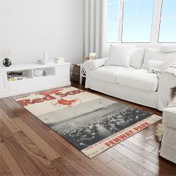 MLB Boston Red Sox Baseball Team Logo Rectangle Area Rug BRS60