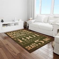 MLB Boston Red Sox Baseball Team Logo Rectangle Area Rug BRS72
