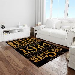 MLB Boston Red Sox Baseball Team Logo Rectangle Area Rug BRS73