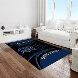 MLB Detroit Tigers Baseball Team Logo Rectangle Area Rug DT01