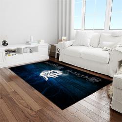 MLB Detroit Tigers Baseball Team Logo Rectangle Area Rug DT13