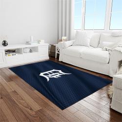 MLB Detroit Tigers Baseball Team Logo Rectangle Area Rug DT17