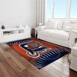 MLB Detroit Tigers Baseball Team Logo Rectangle Area Rug DT19