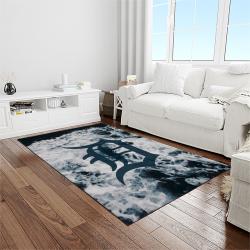 MLB Detroit Tigers Baseball Team Logo Rectangle Area Rug DT28