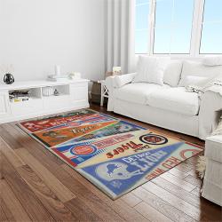 MLB Detroit Tigers Baseball Team Logo Rectangle Area Rug DT40