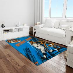 MLB Detroit Tigers Baseball Team Logo Rectangle Area Rug DT54
