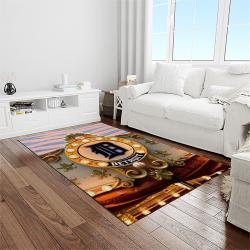 MLB Detroit Tigers Baseball Team Logo Rectangle Area Rug DT60