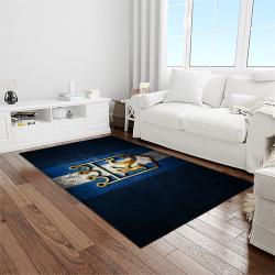 MLB Kansas City Royals Baseball Team Logo Rectangle Area Rug KCR05