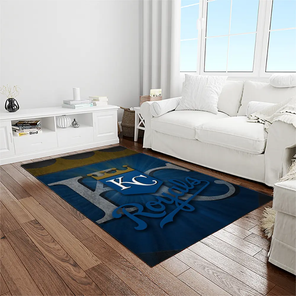 MLB Kansas City Royals Baseball Team Logo Rectangle Area Rug KCR14