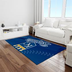 MLB Kansas City Royals Baseball Team Logo Rectangle Area Rug KCR16