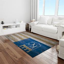 MLB Kansas City Royals Baseball Team Logo Rectangle Area Rug KCR27