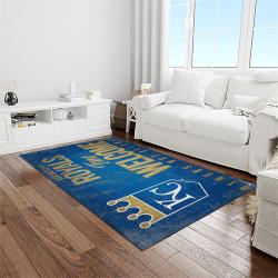 MLB Kansas City Royals Baseball Team Logo Rectangle Area Rug KCR31