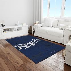 MLB Kansas City Royals Baseball Team Logo Rectangle Area Rug KCR36
