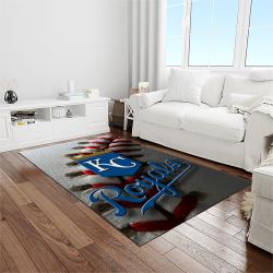 MLB Kansas City Royals Baseball Team Logo Rectangle Area Rug KCR37