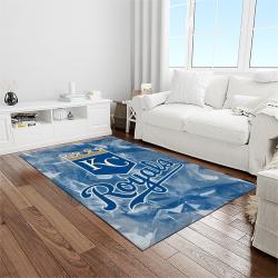 MLB Kansas City Royals Baseball Team Logo Rectangle Area Rug KCR42